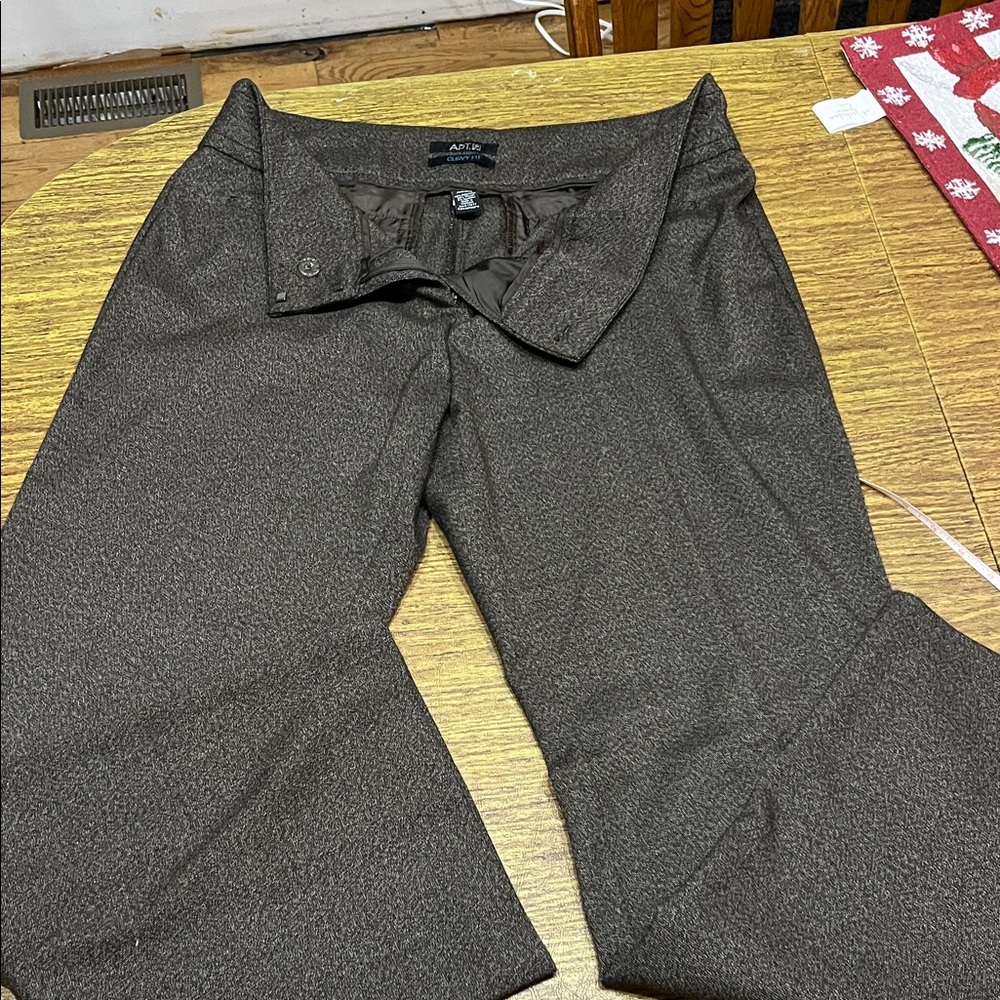 Apt. 9 Classic Fit Brown Dress Pants